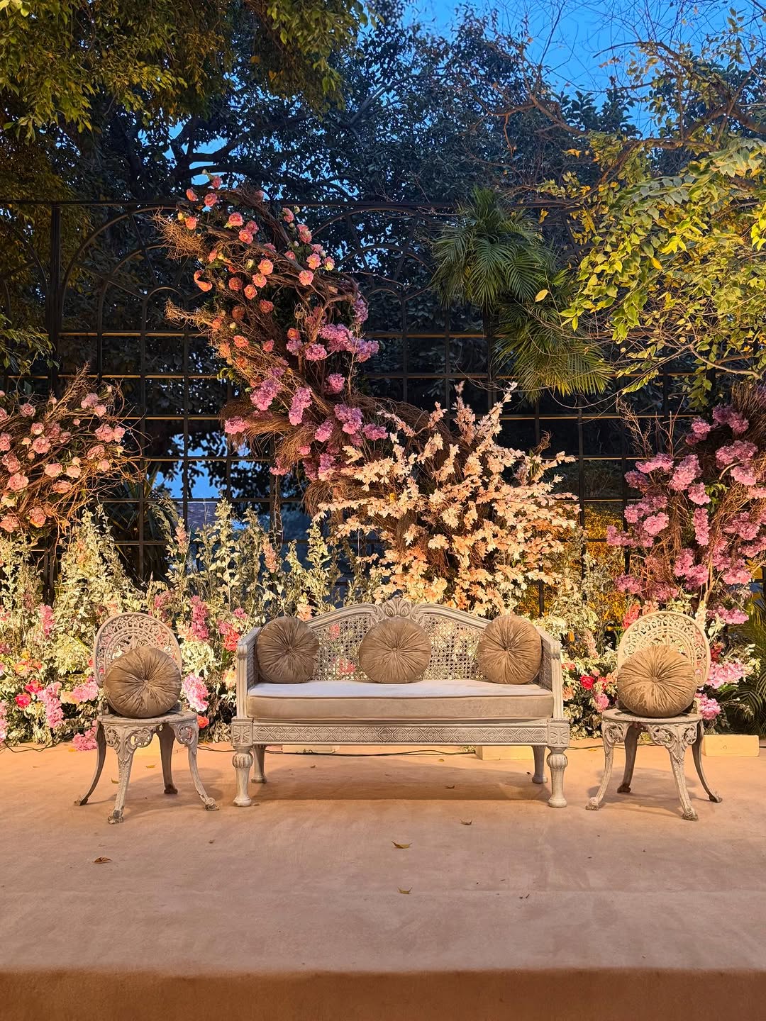 Reception decor